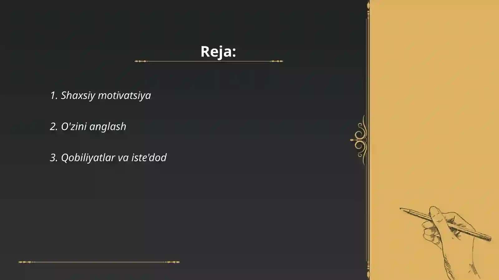 Shaxs rivojlanishing individualik xususiyatlari 2