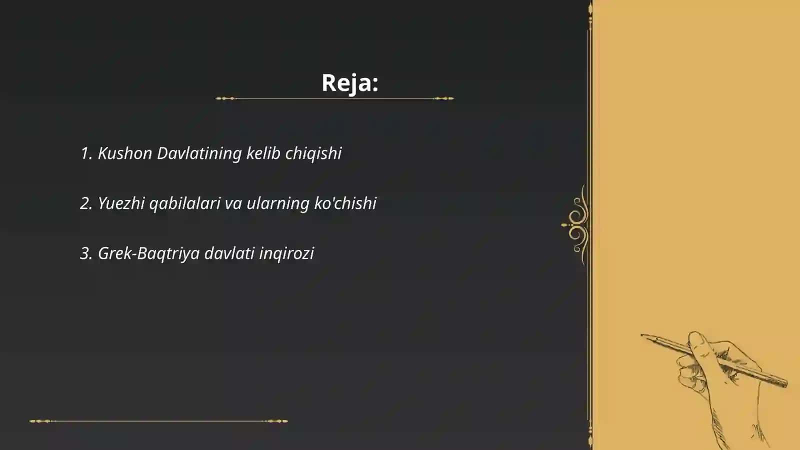 Kushon Davlatining Tashkil Topishi 2