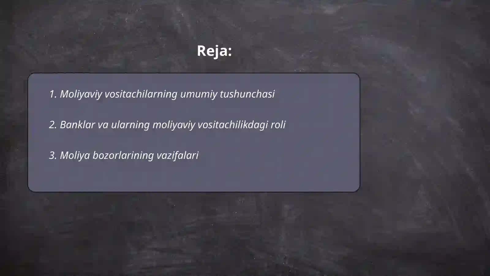 Moliyaviy vositachilar va ularning turlari 2