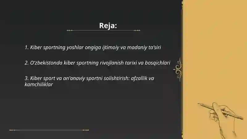 Kiber sportning yoshlar ongiga ijtimoiy va madaniy ta'siri 2