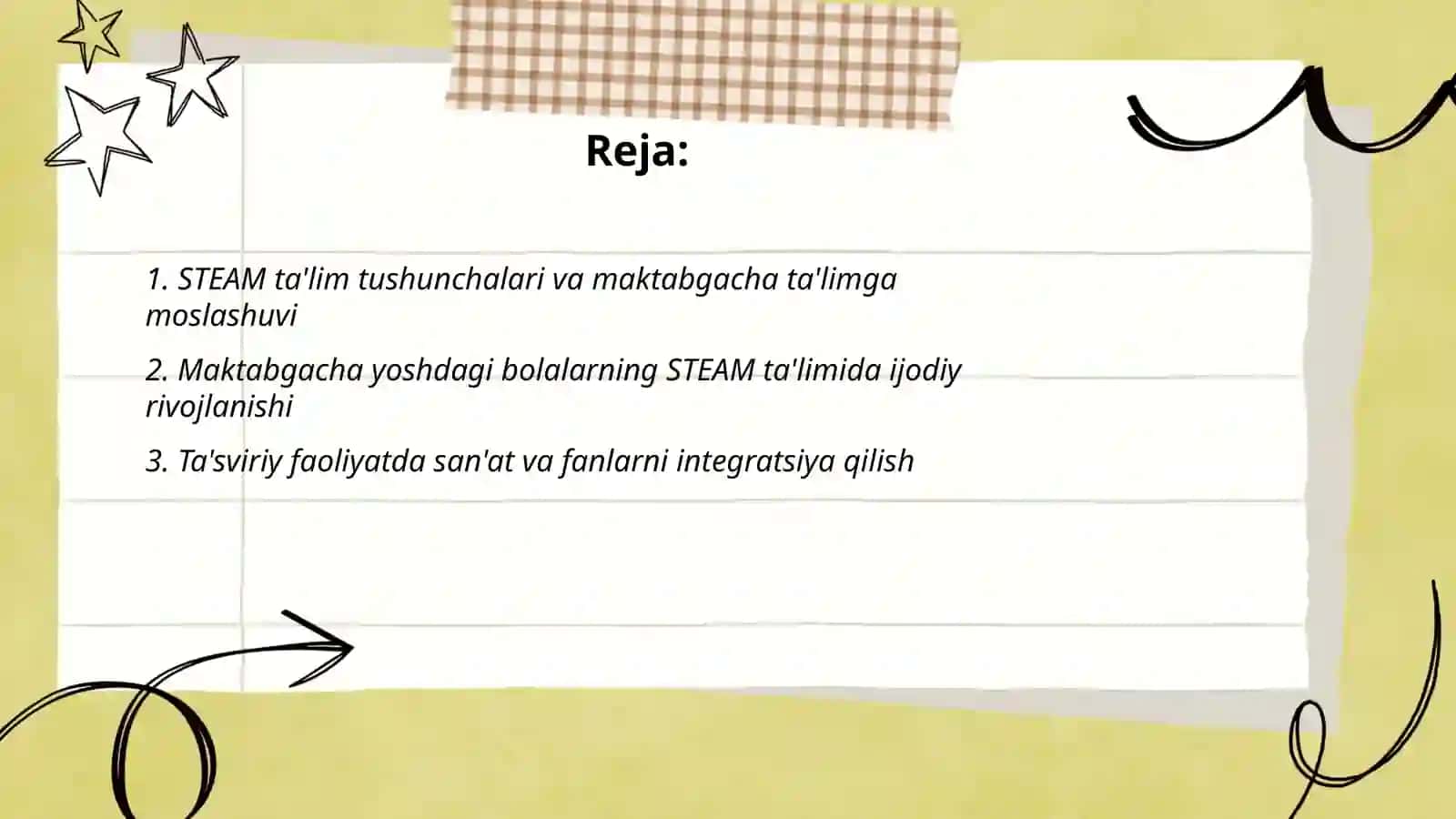 Maktabgacha ta'lim texnologiyalarida STEAM ta'lim texnologiyasi orqali ta'sviriy faoliyatni tashkil etish 2