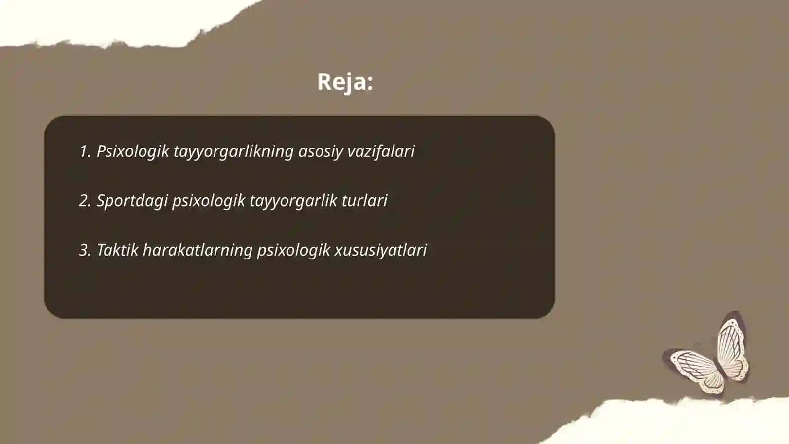 Psixologik tayyorgarlik turlarining vazifalari 2