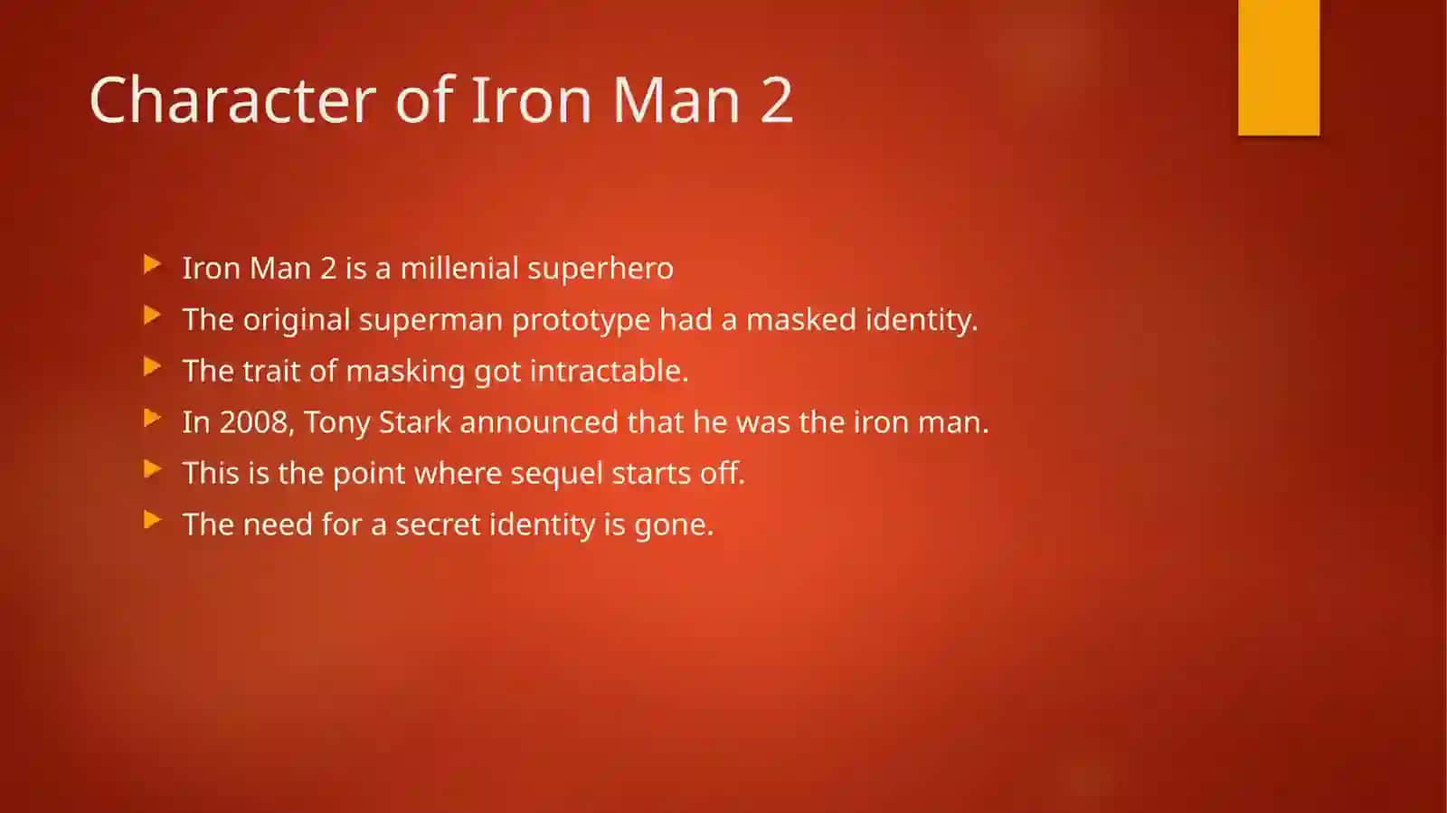 Monomythand Superhero: Iron Man 2 2