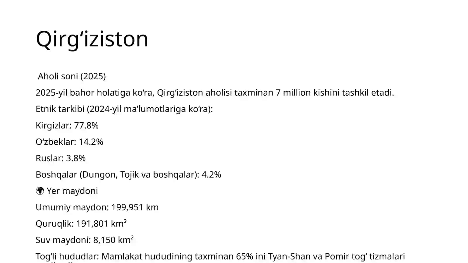 Qirg’izistonning yashil iqtisodiyotga o’tishdagi ishlari 2