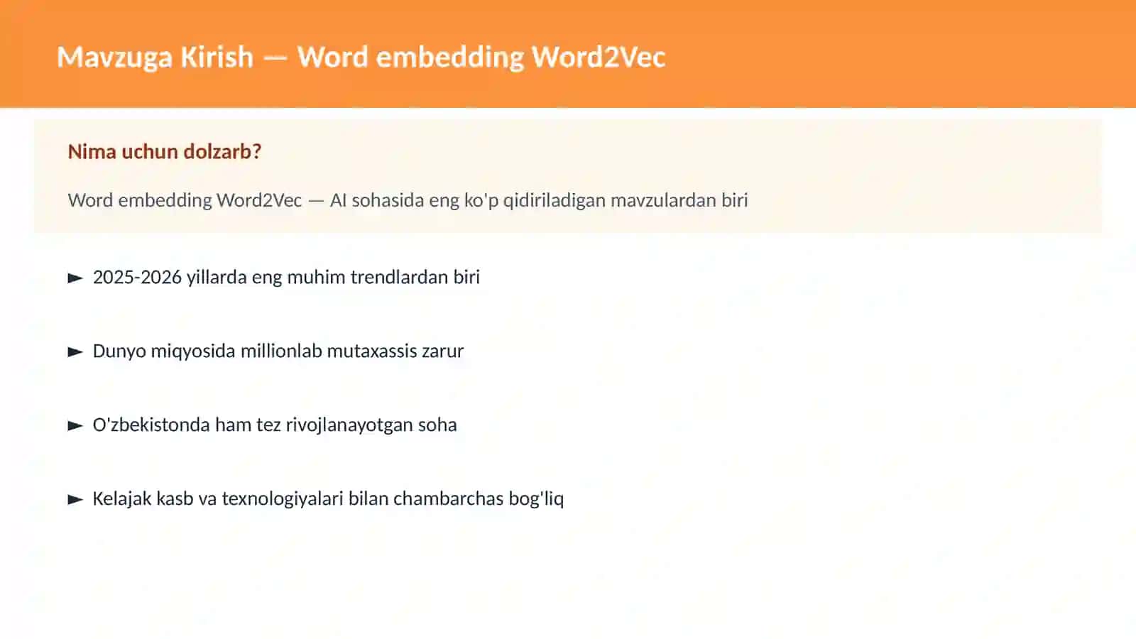 Word embedding Word2Vec 2