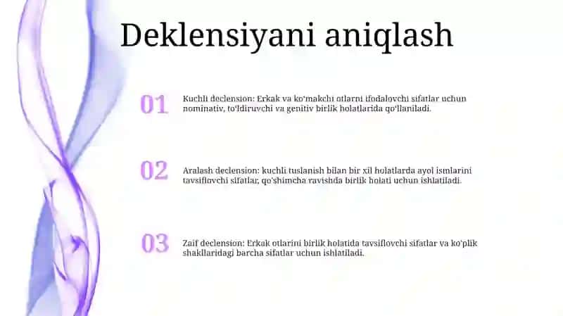 Deklination Der Adjektive 2