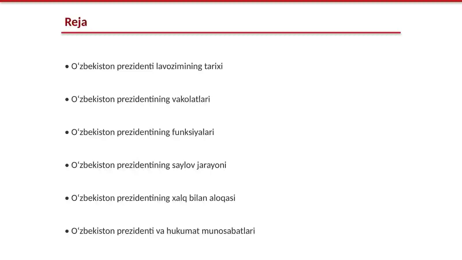 Oʻzbekiston respublikasi prezidenti 2