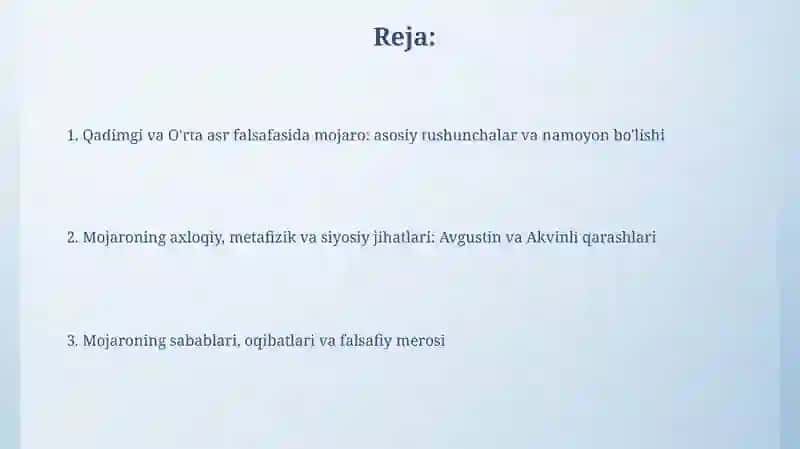 Antik davr va o‘rta asr G‘arb faylasuflarining asarlarida konflikt tushunchasining ifodalanishi 2