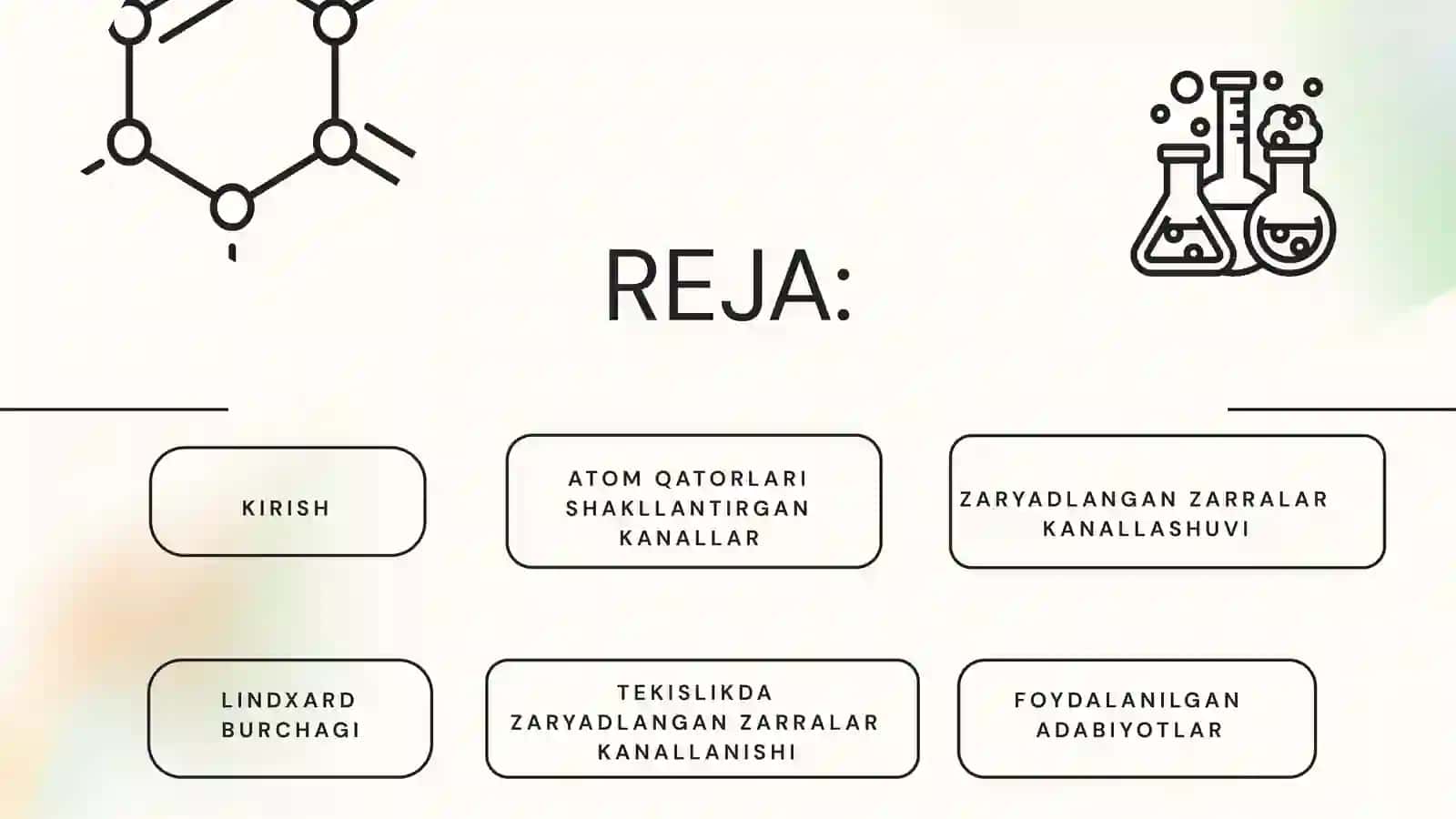 Zarralarning kanallashishi. Elektronlarning kristallarda kanallashishi 2