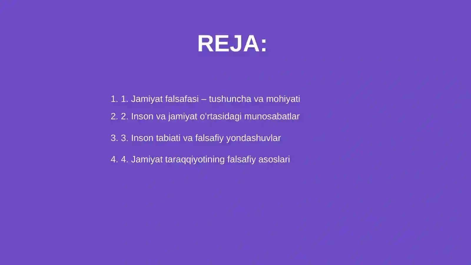 Jamiyat falsafasi va inson muammosi 2