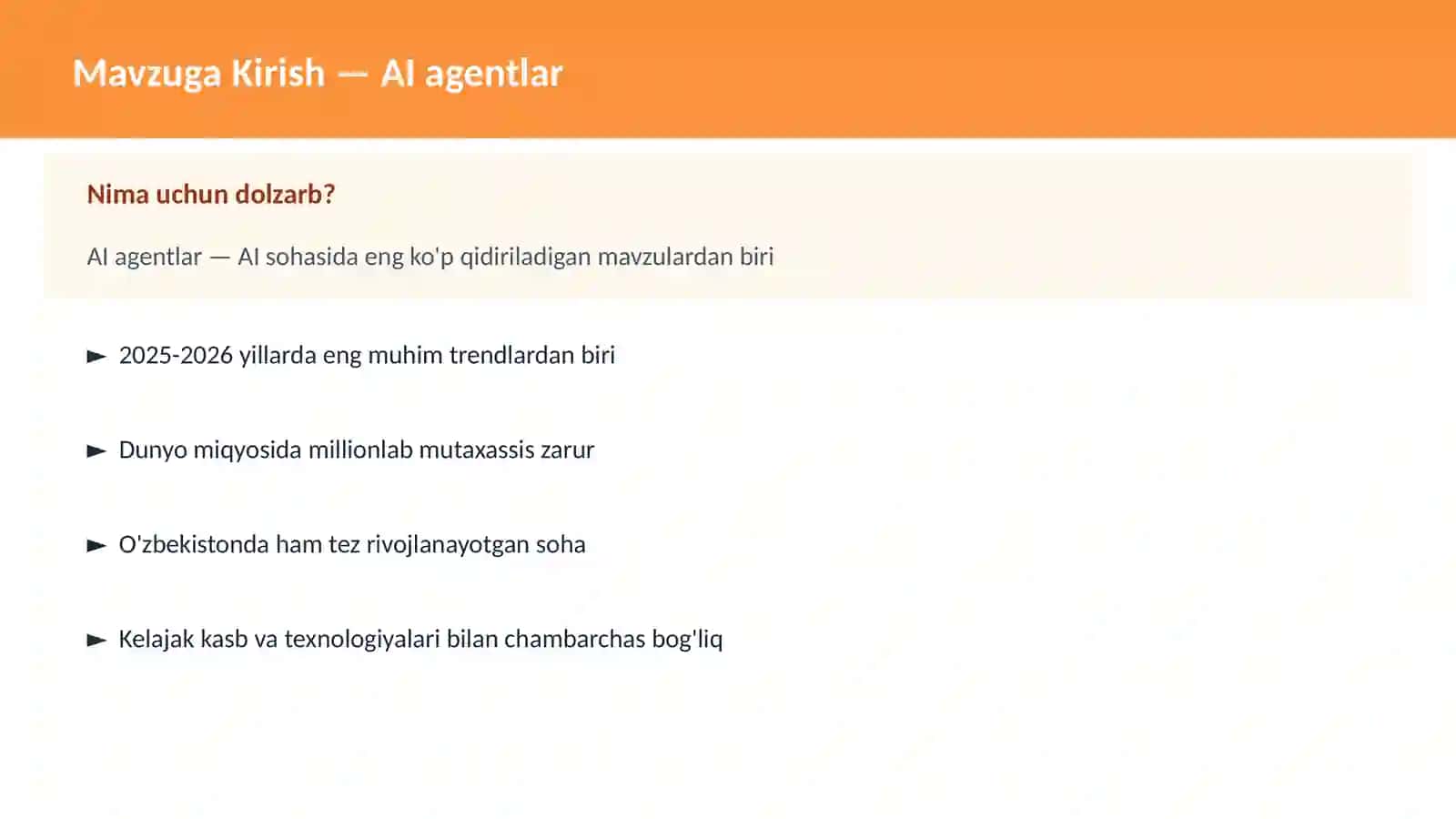 AI agentlar 2