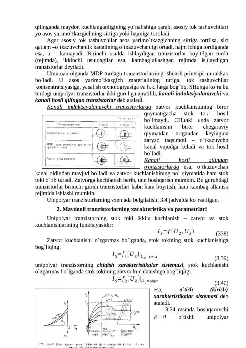 Maydonli tranzistorlar 2