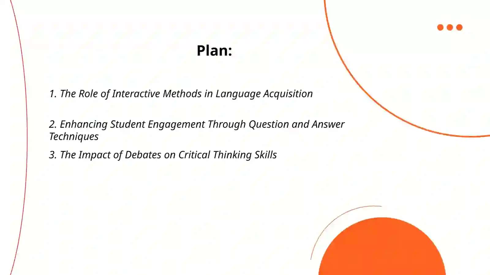 Slayd about use of interactive methods: question and answer, debate discussion, role-play 2