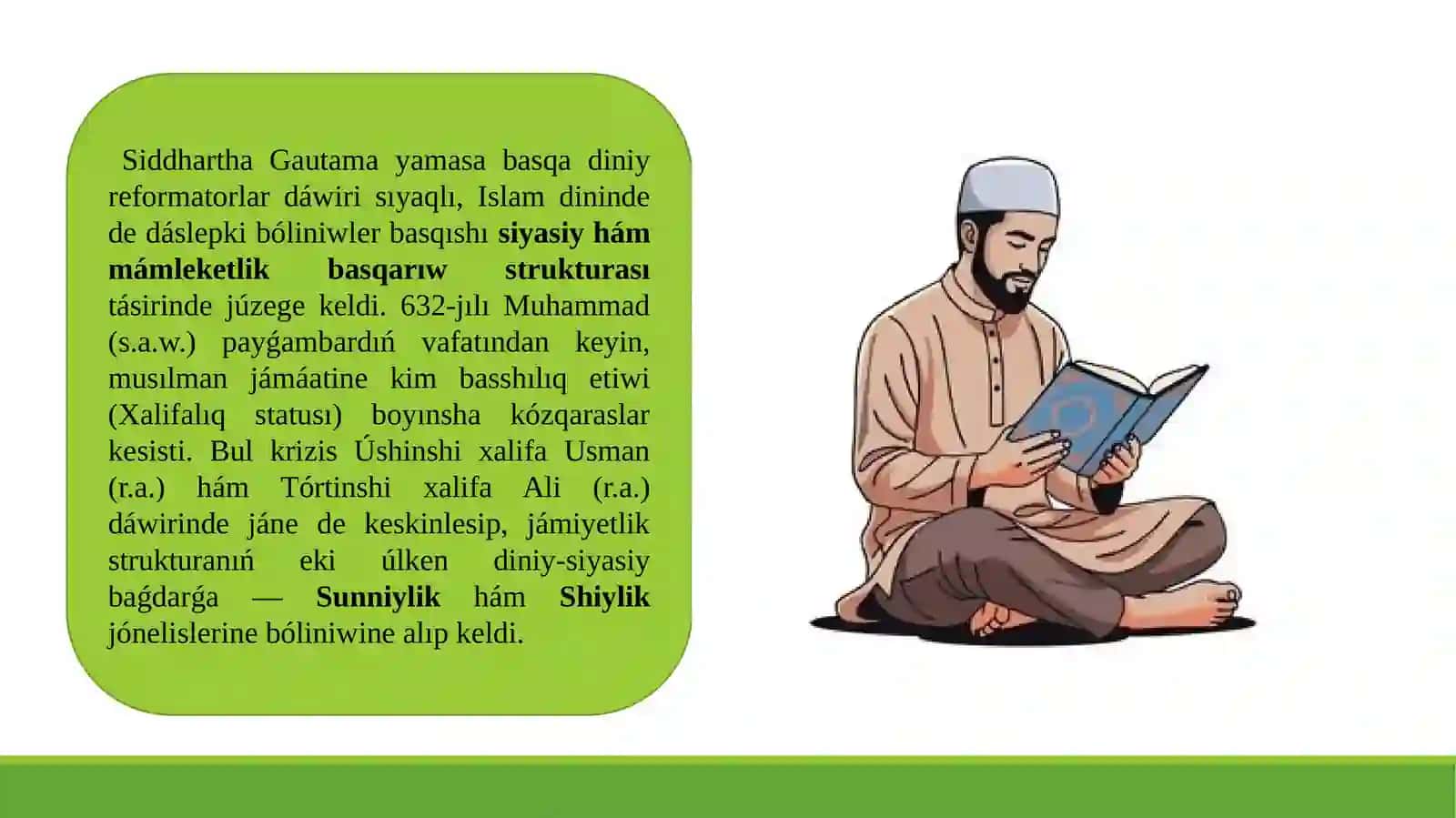 Islam dinindegi jónelisler hám aǵımlar 2