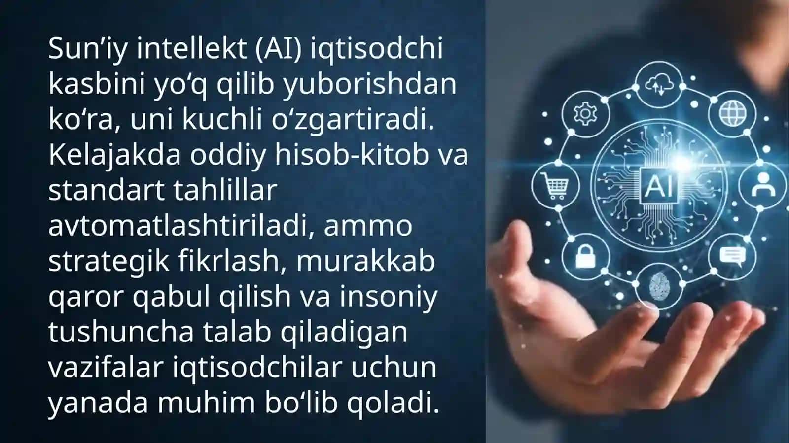 Sun'iy intellekt va iqtisodchi kasbining kelajagi 2