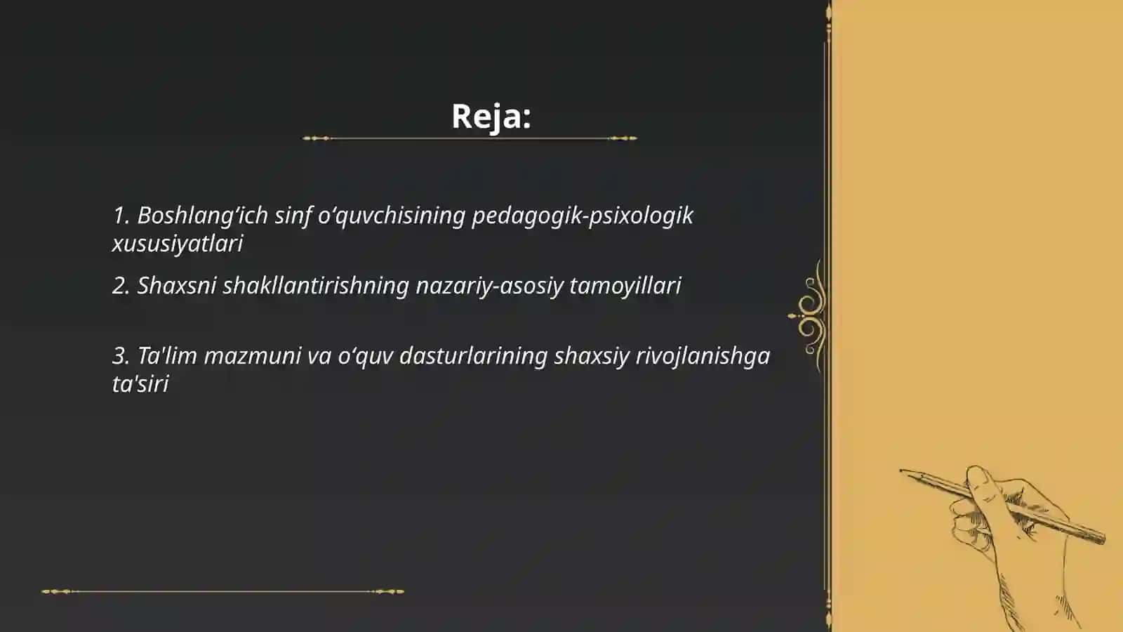 Boshlangʻich sinf oʻquvchi shaxsini shakillantirishning pedagogik asoslari 2