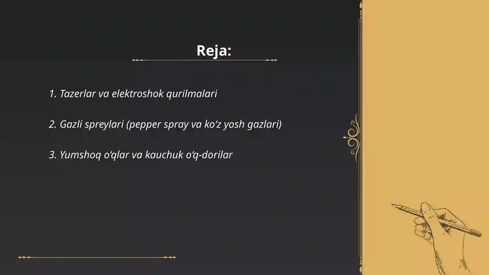 Tazerlar va elektroshok qurilmalari 2
