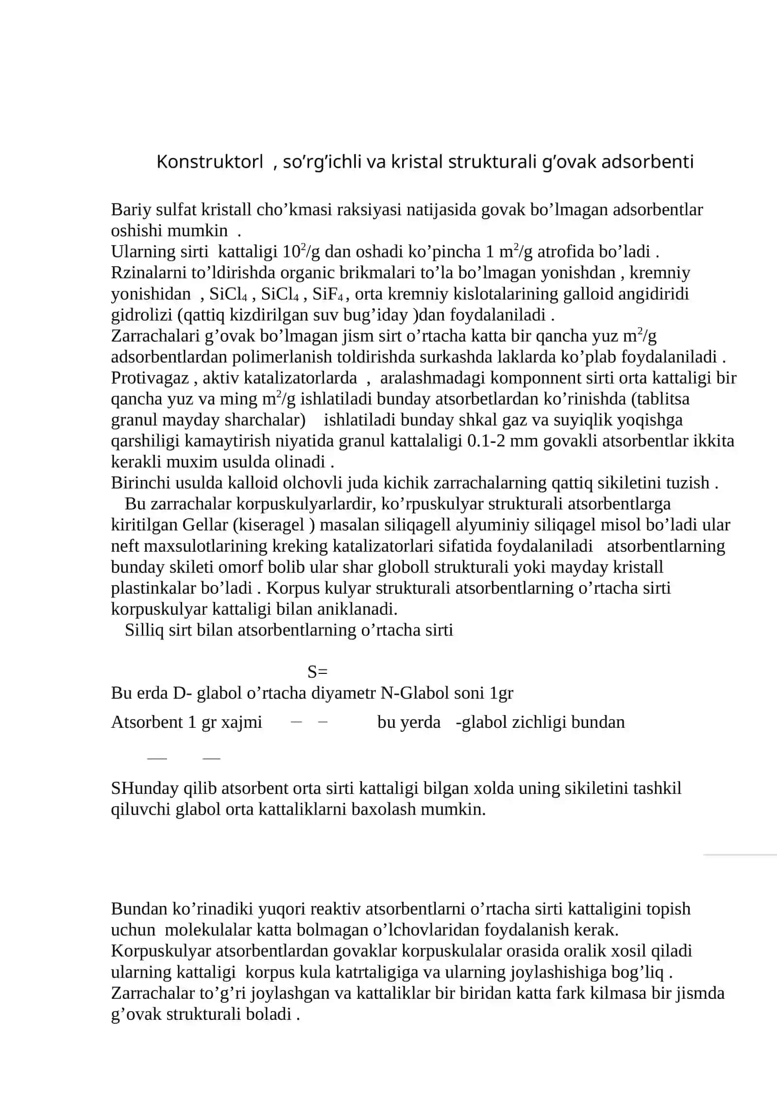 Govak adsorbentlar 2