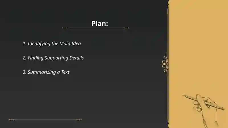 Identifying the Main Idea 2