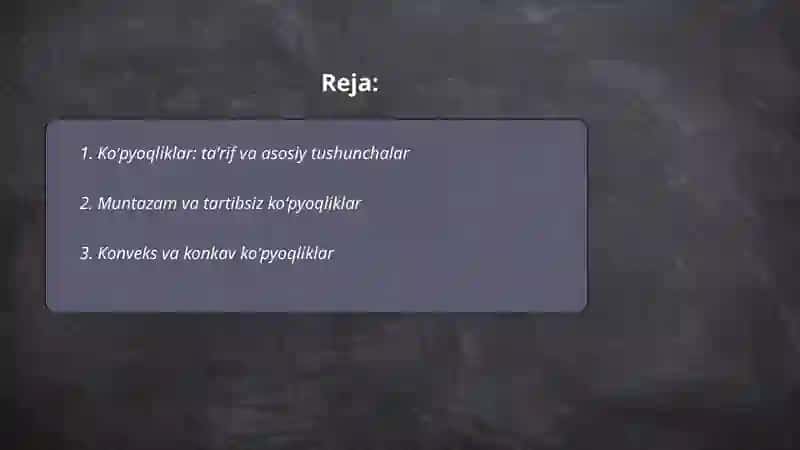 Koʻpyoqliklar 2