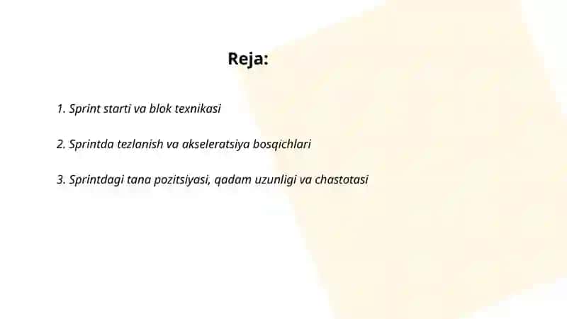 Sprint Oraligi 2