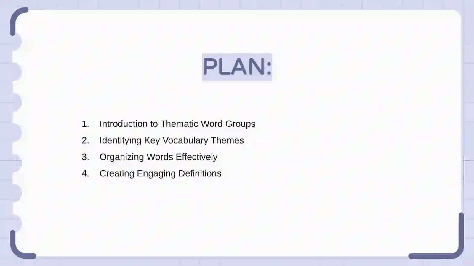 Designing quizlet sets for thematic Word groups 2