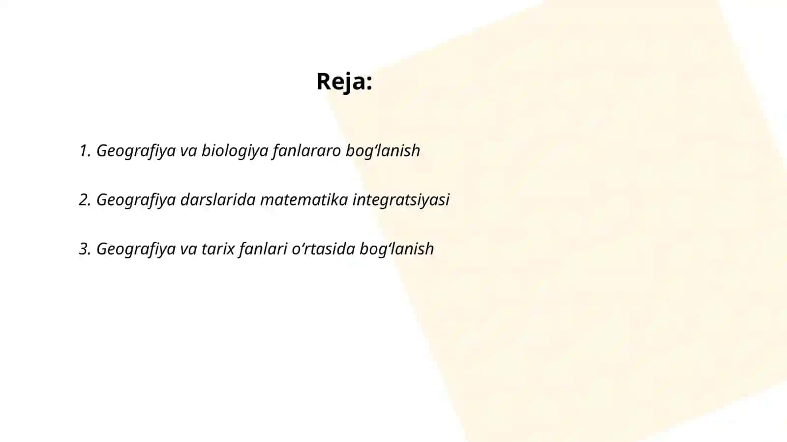 Geografiyani oʻqitish 2