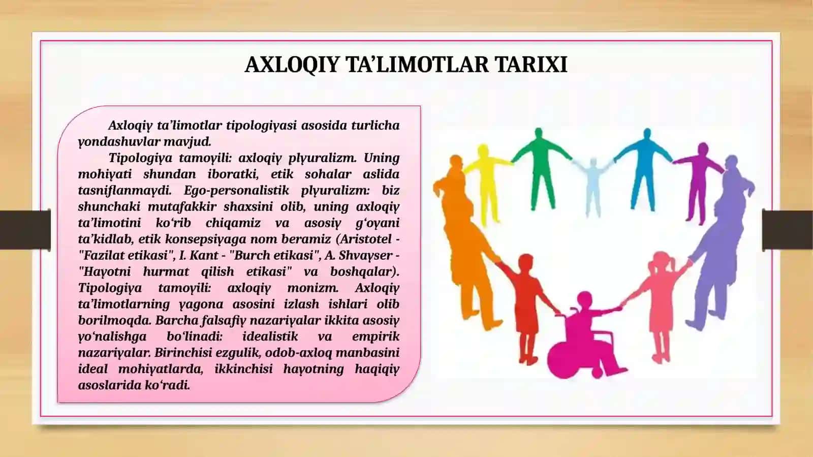 AXLOQIY TA’LIMOTLAR TARIXI 2