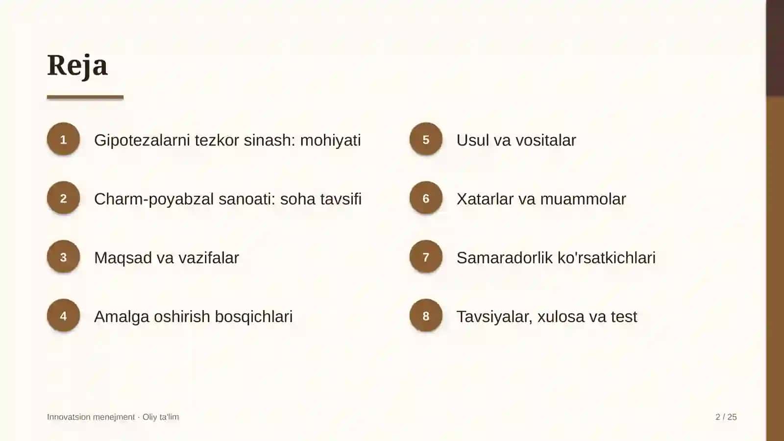 charm poyabzal sanoatida gipotezalarni tezkor sinash 7648 2