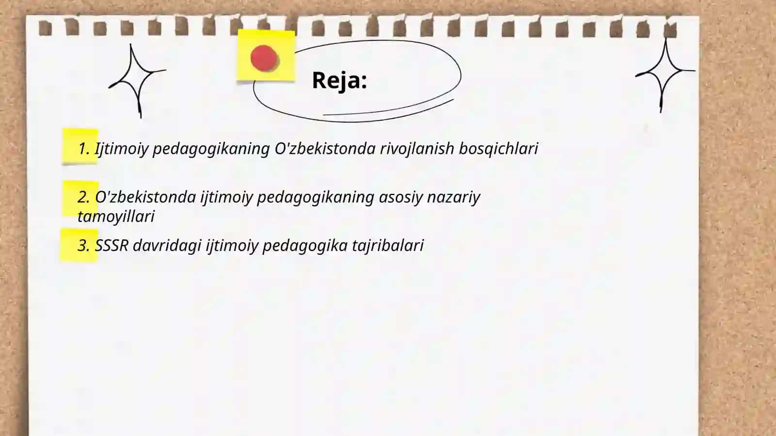 O'zbekistonda ijtimoiy pedagogikaning rivojlanish tarixi 2