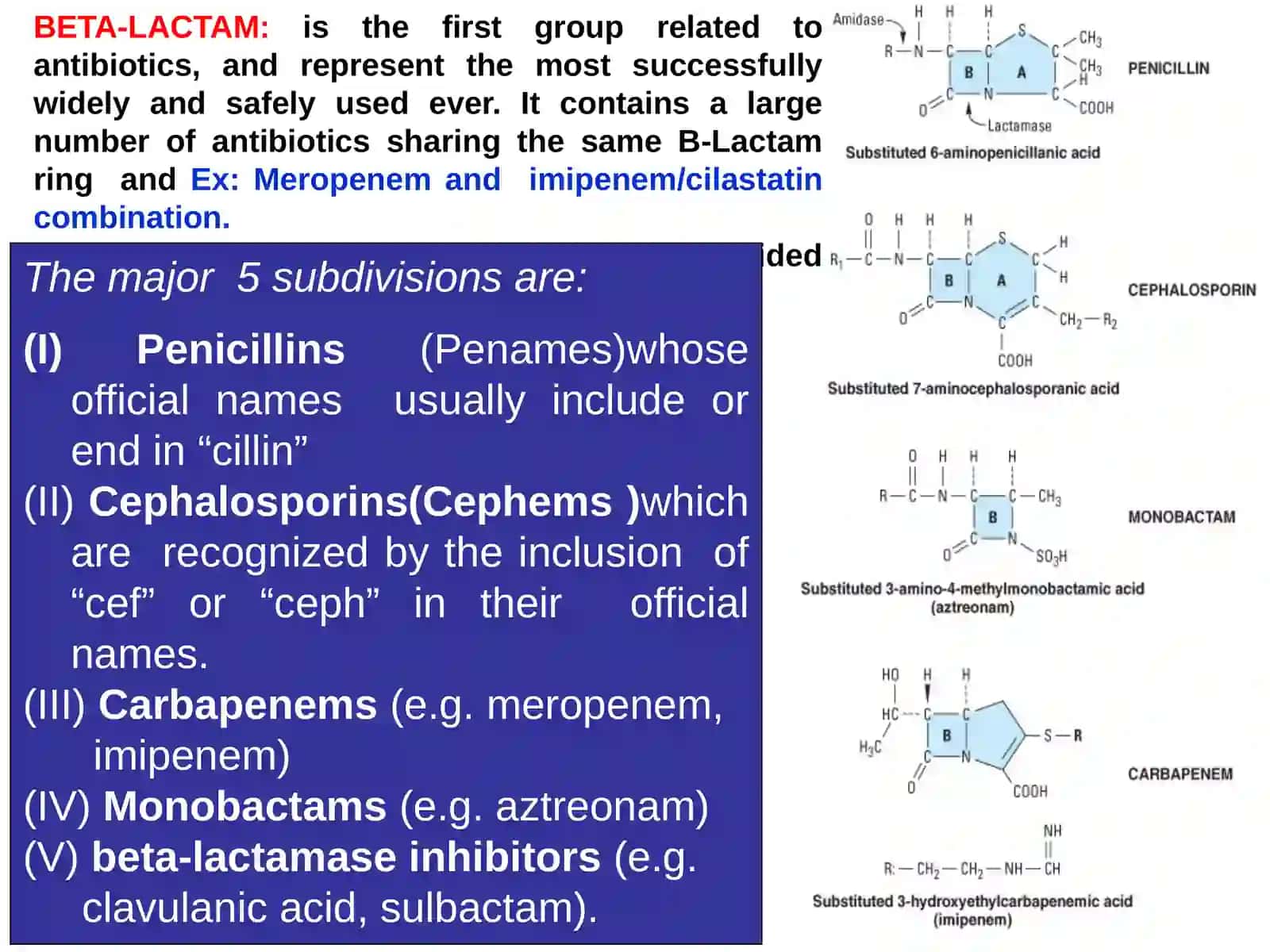 5th lecture in Antibiotics 2