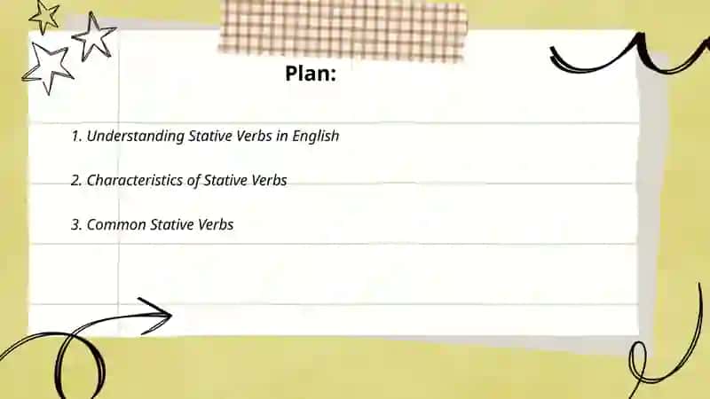Stative verbs 2