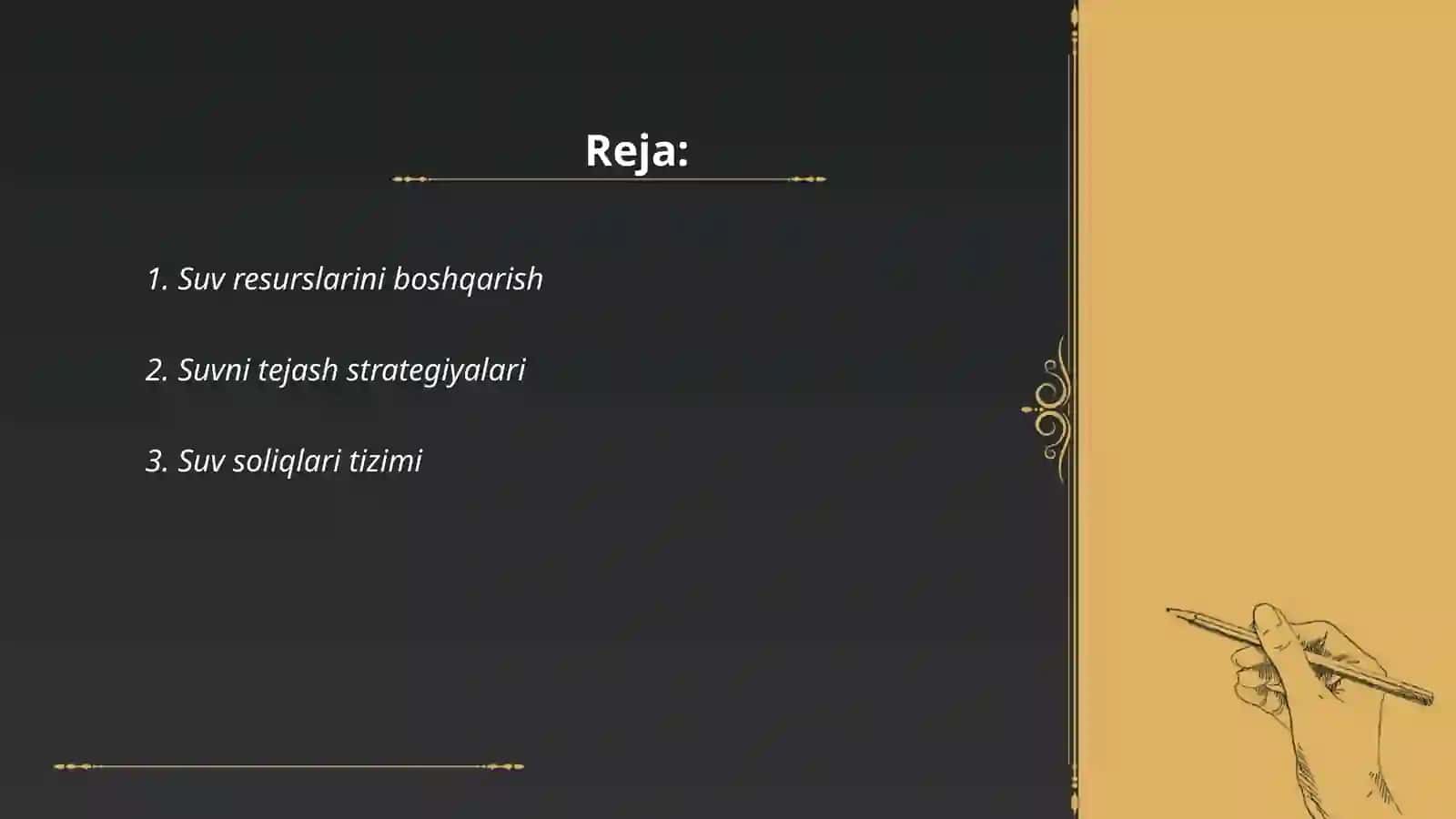 Suv resurslaridan foydalanganlik uchun soliq 2