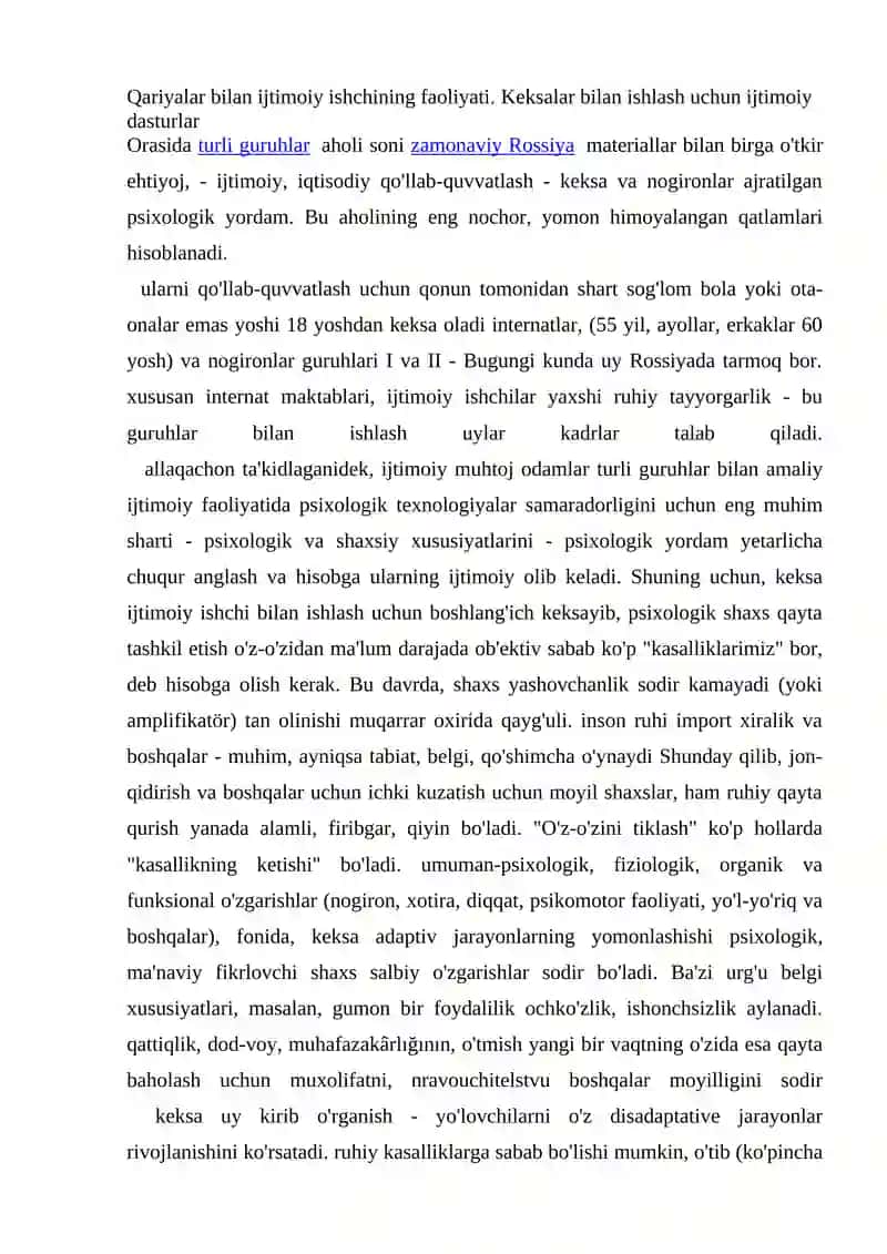 QARIYA INSONLAR BILAN SOTSIOLGIK TADQIQOT OTKAZISH USULLARI VA UNING OZIGA XOSLIGI 2