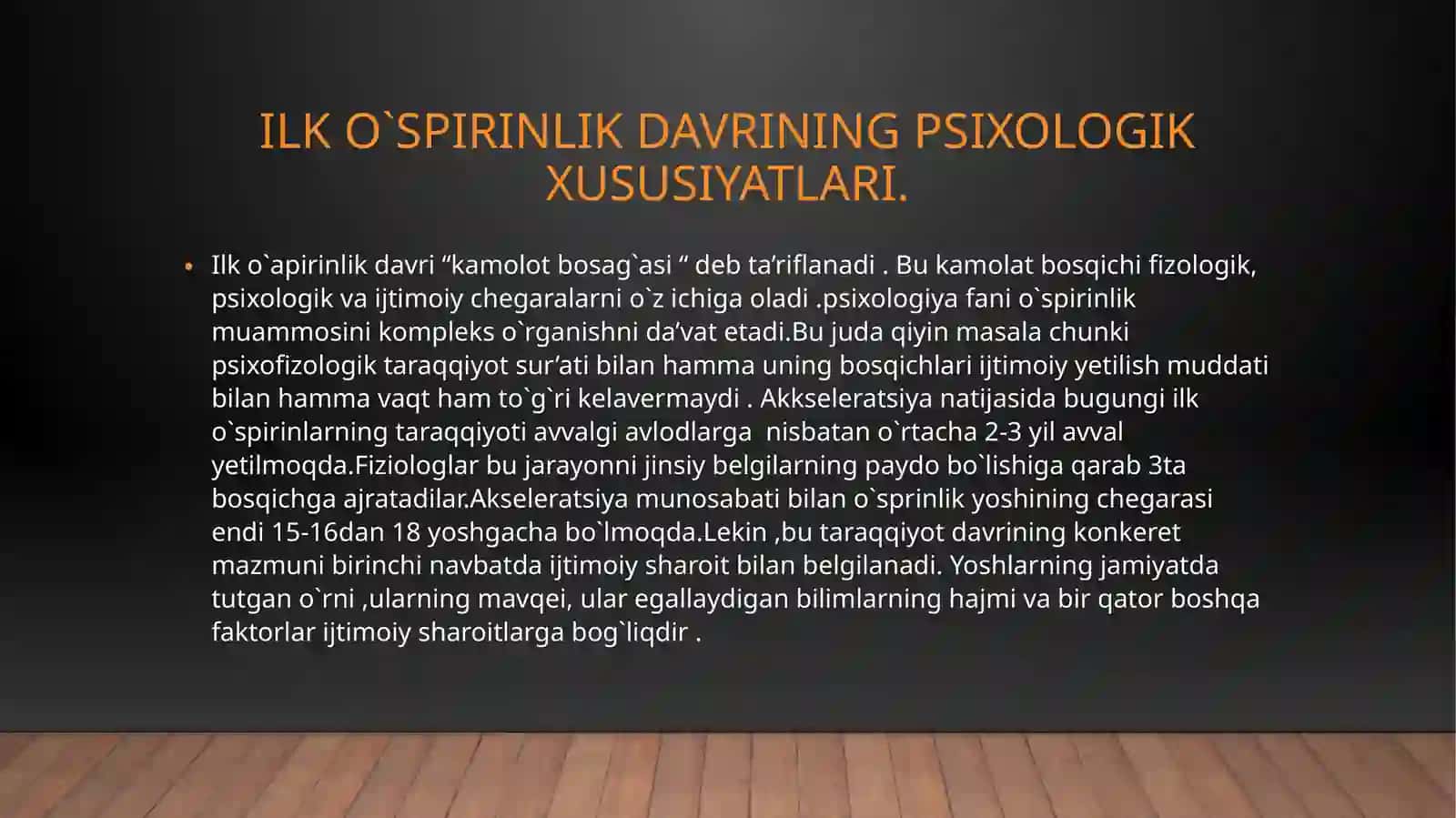 O`spirinlik davrida kasb tanlashga doir muammolar 2