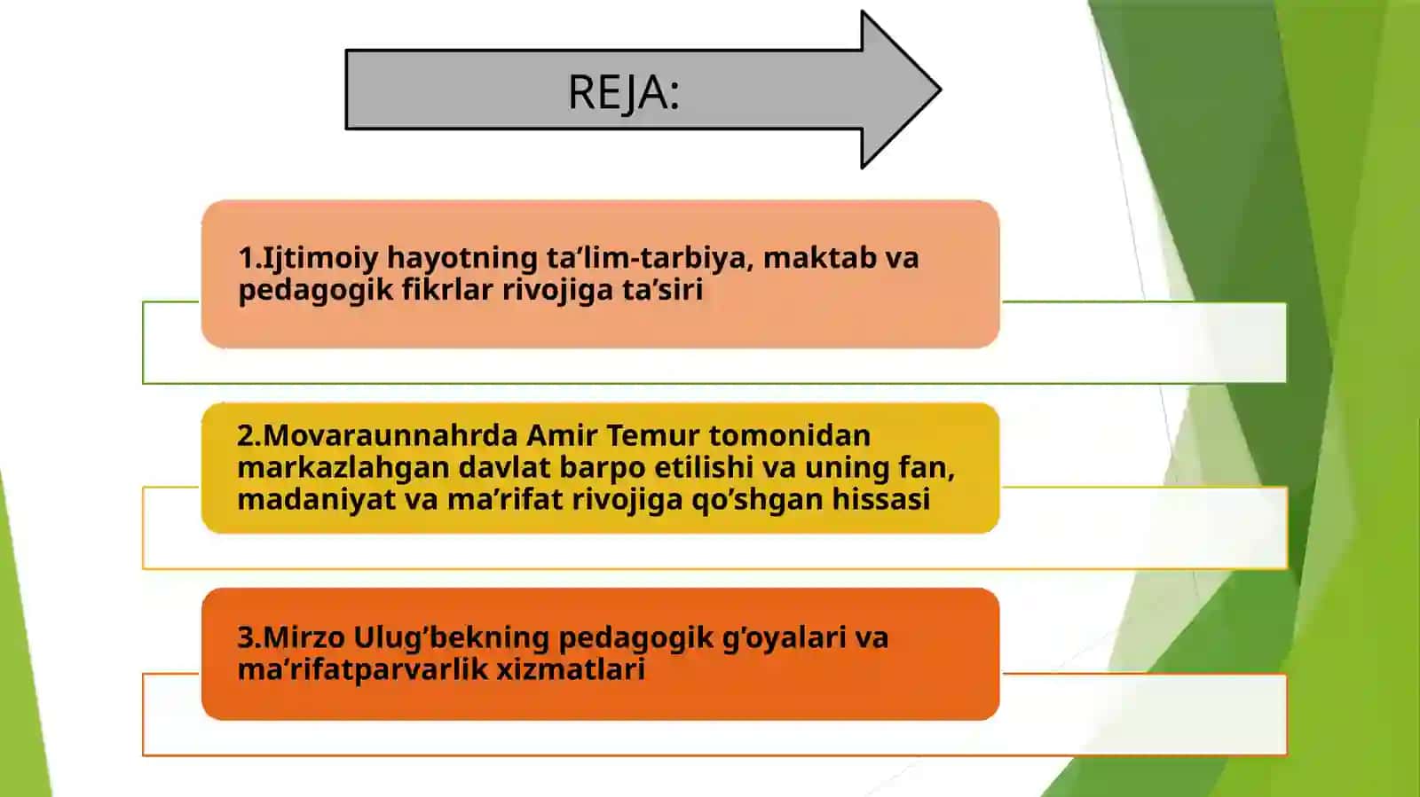 XIV asrning ikkinchi yarmi va XVI asrda Movaraunnahrda tarbiya, maktab va pedagogik fikrlar rivoji 2
