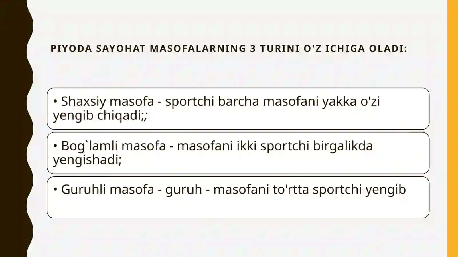 Piyoda yurishda xavfsizlikning xususiyatlari 2