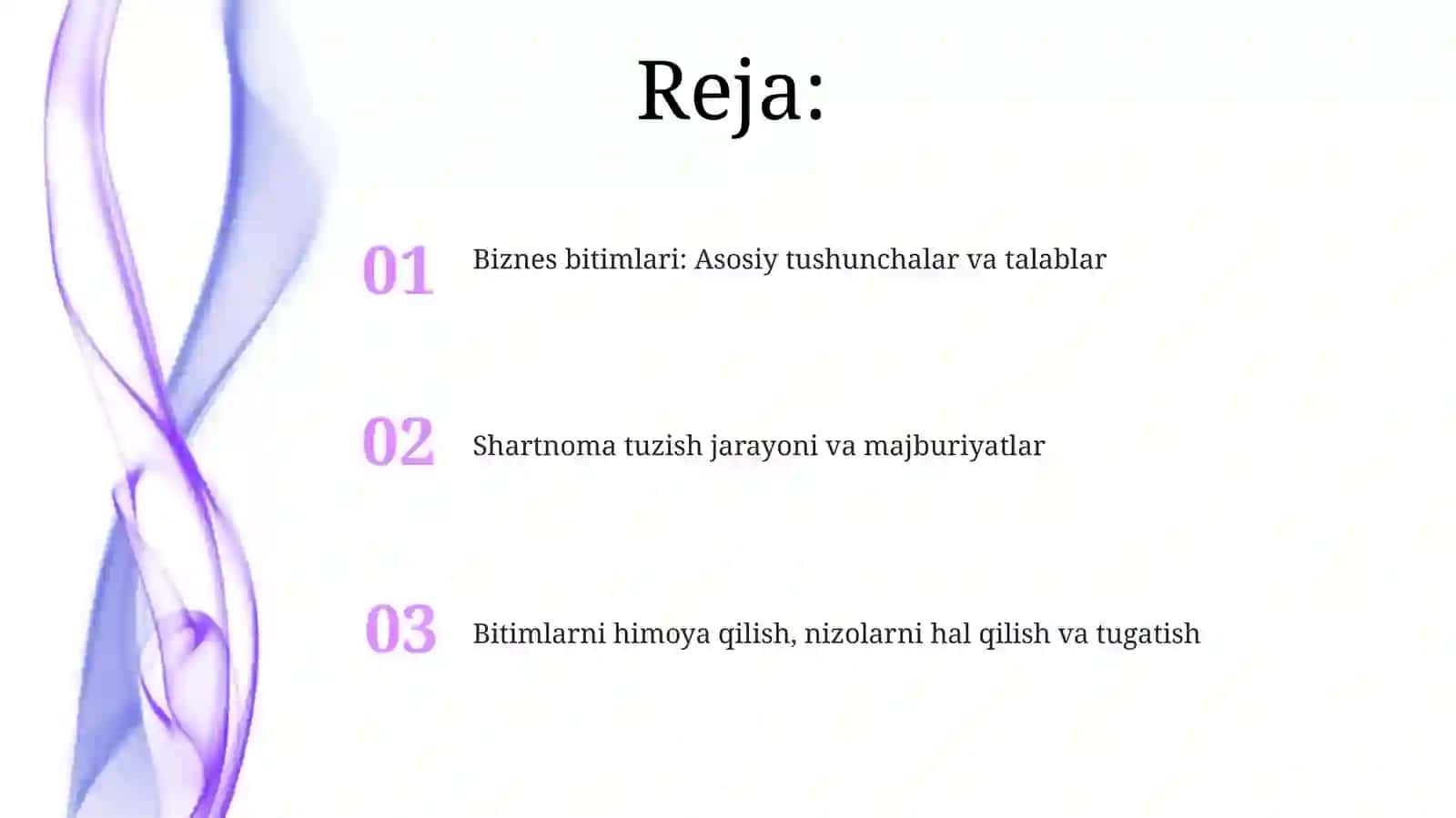 Biznes shartnomalari 2