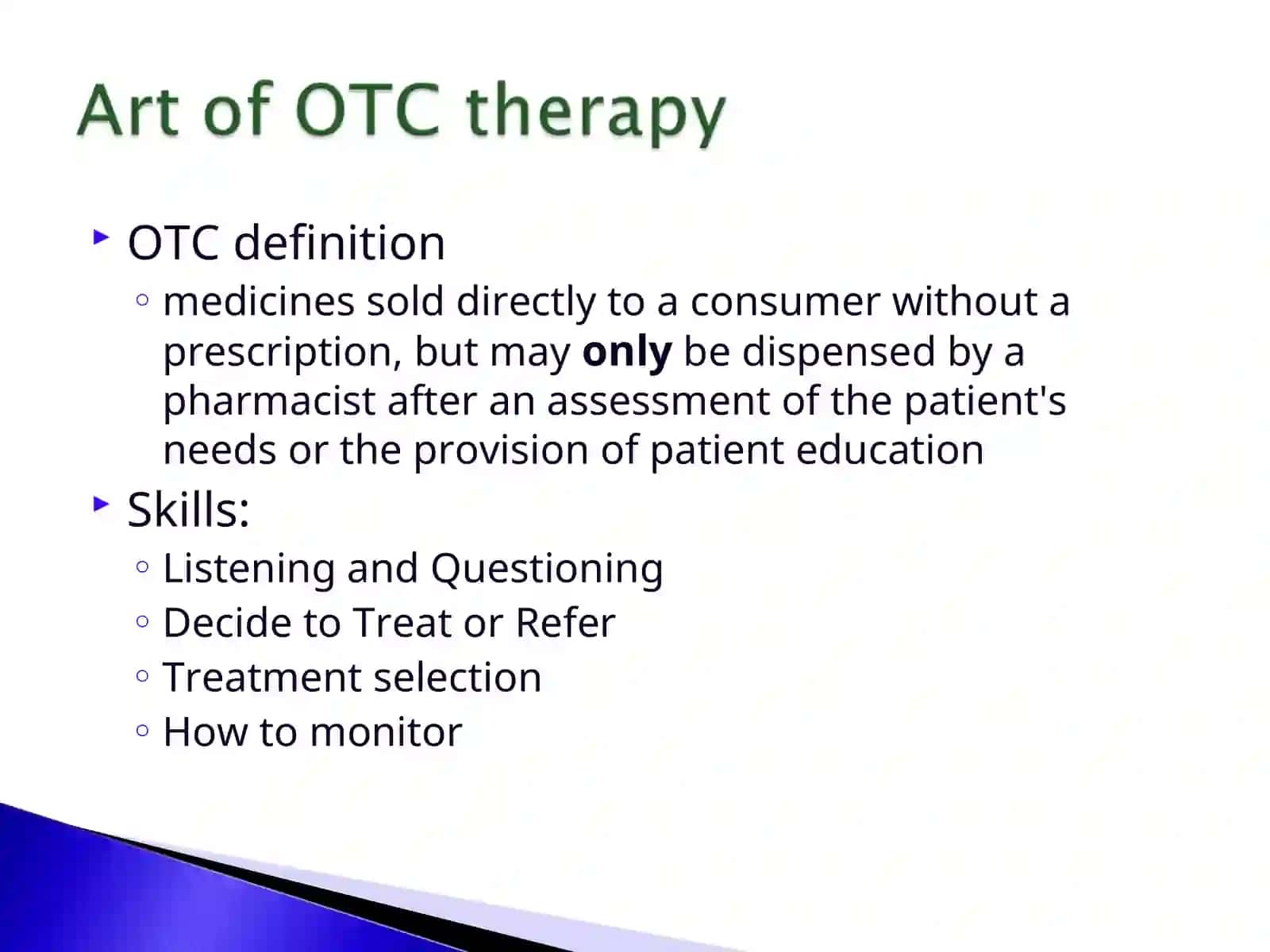 OTC definition 2