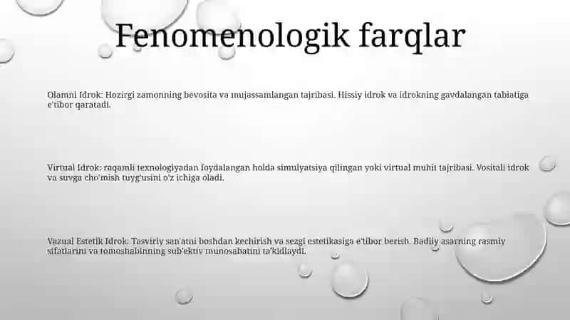 Olamni Virtual Va Vizual Estetik Idrok Etishning Farqlari 2