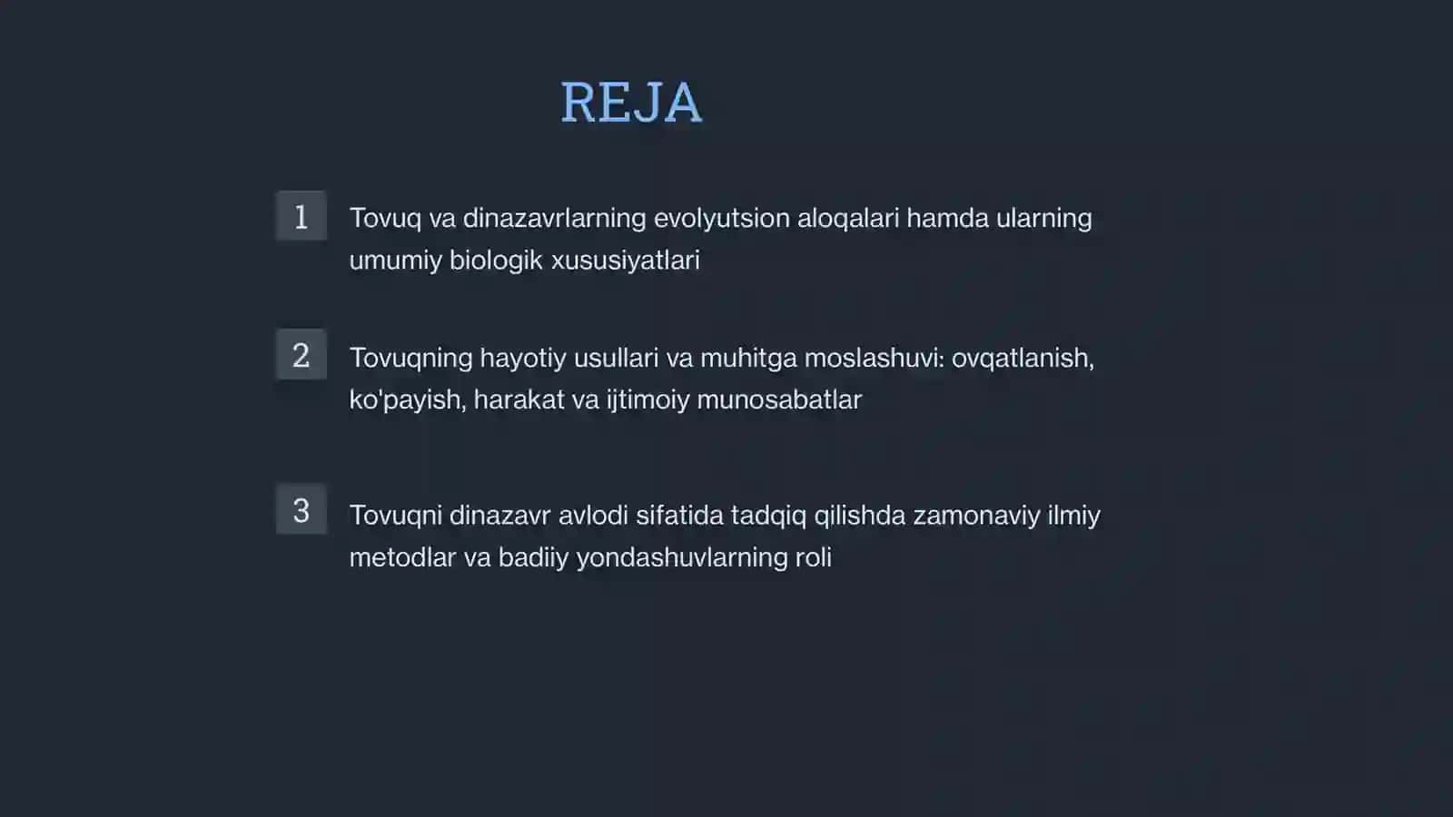 Dinazavr avlodlari sifatida tovuqlar hayot usullari 2