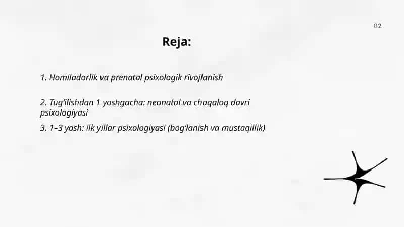 Yosh davrlar psixologiyasi 2
