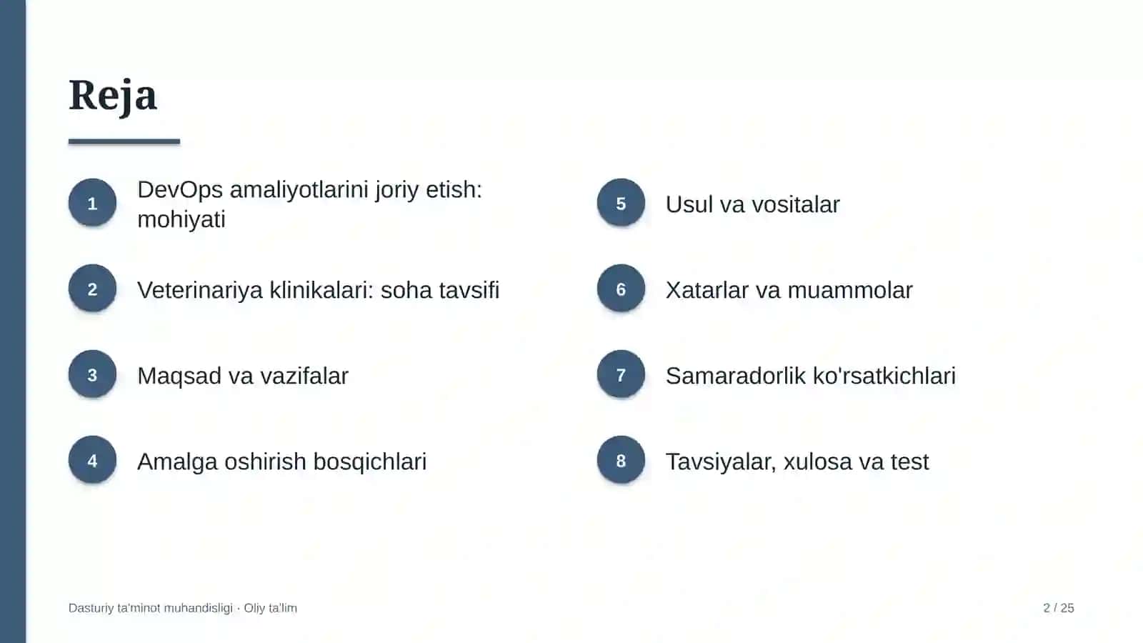 uy hayvonlari uchun veterinariya klinikalarida devops amaliyotlarini joriy etish 4854 2