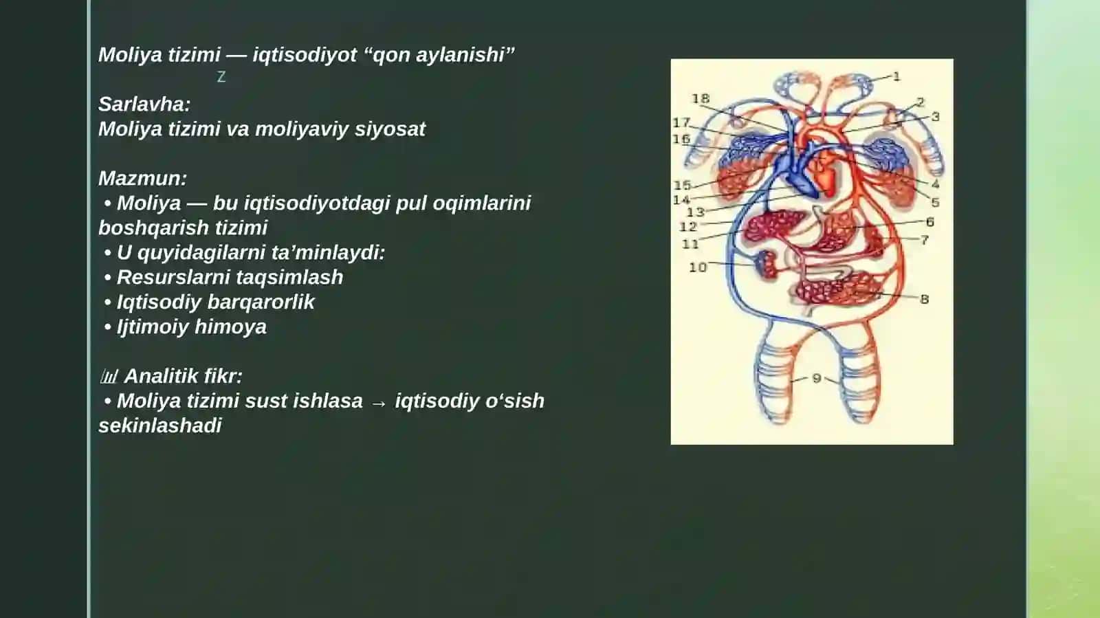 Moliya tizimi va moliyaviy siyosat 2