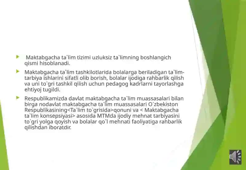 Psixologiyafanining maktabgacha ta'lim muassasalari faoliyatida tutgan o'rni va ahamiyati 2