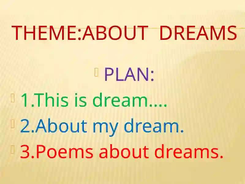 about dreams 2
