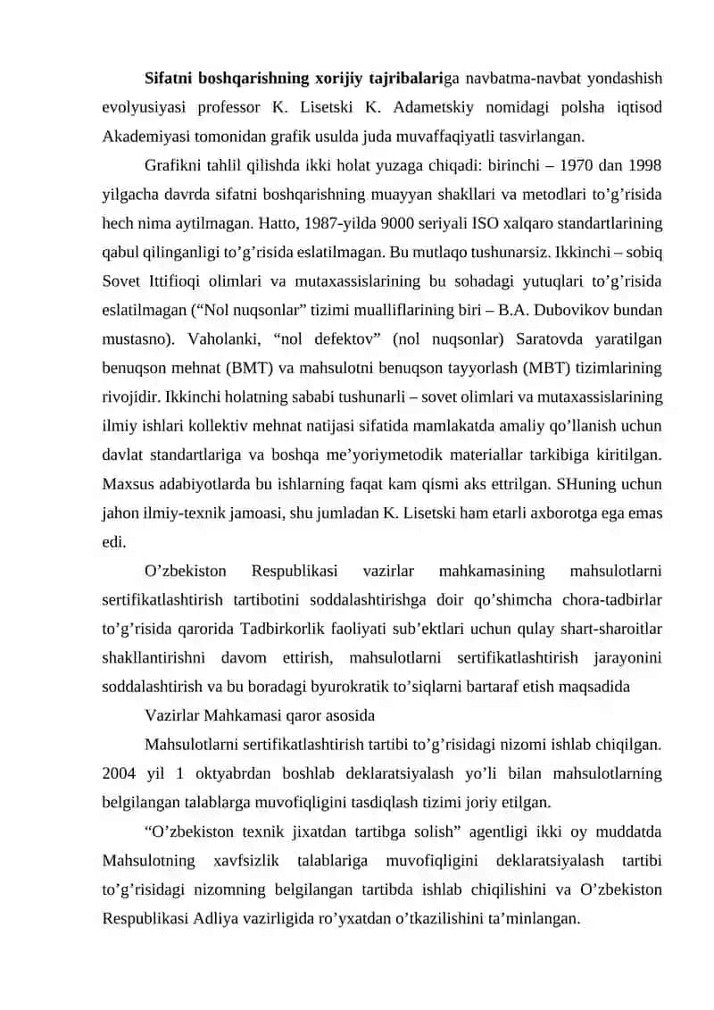 Sifat menejmenti sohasidagi mahaliy tajriba 2