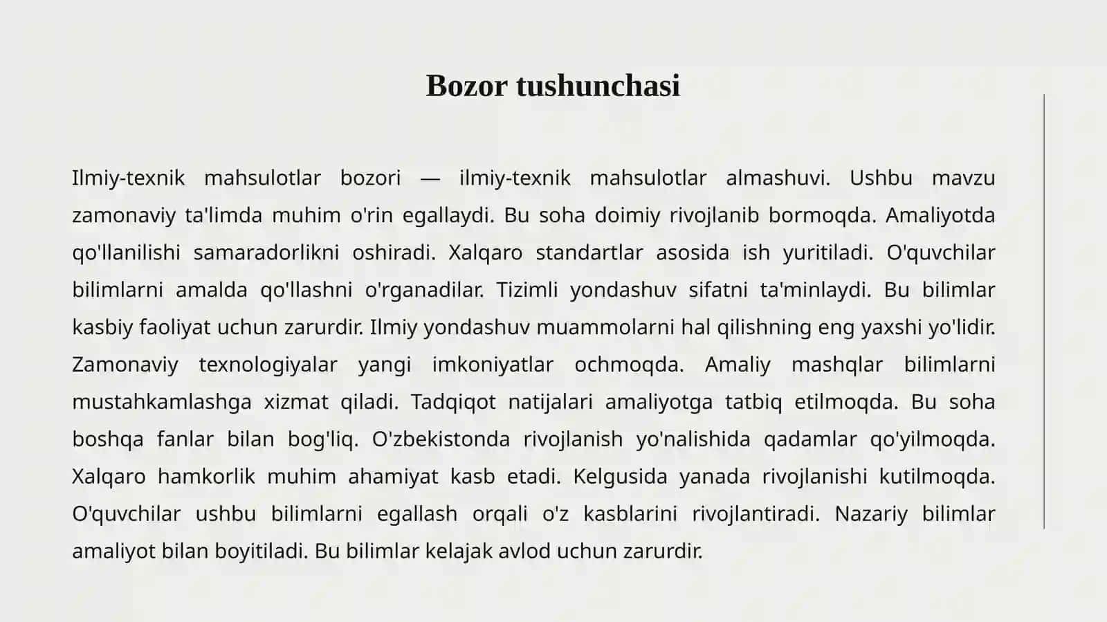 Ilmiy-texnik mahsulotlar bozori 2