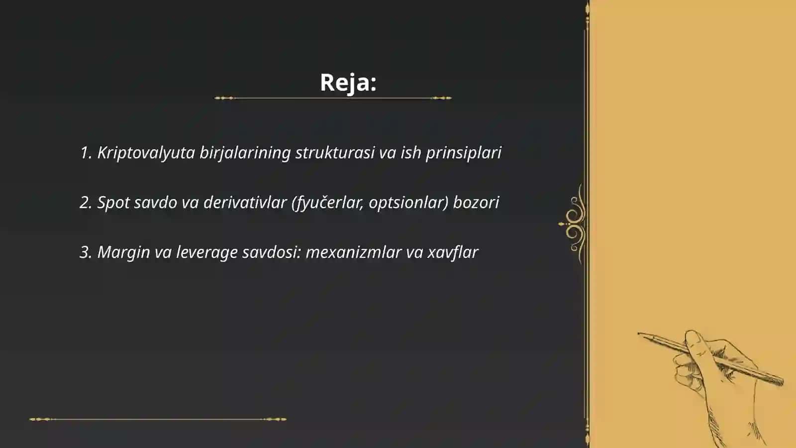 Kriptovalyuta savdo jarayonlari va bozor dinamikasi 2