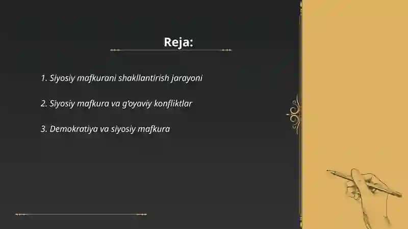 Siyosiy mafkuralar 2